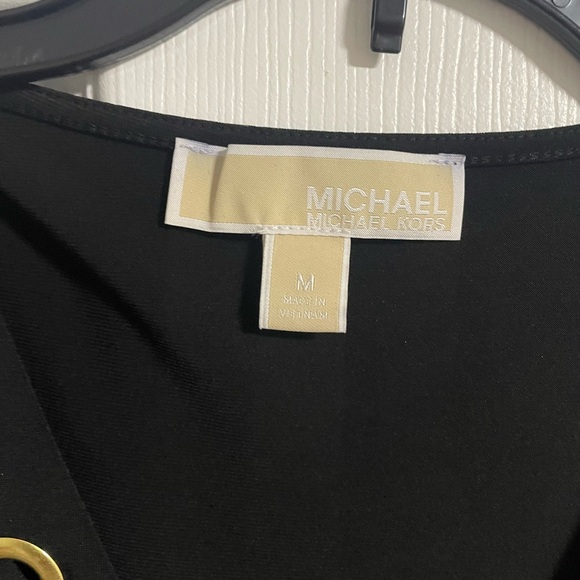 Michael Kors Black Tank with Gold details - Picture 2 of 3